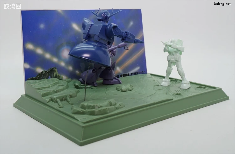 高达0079拼装模型 DIORAMA MODEL TYPE D 第42话 宇宙要塞阿·巴瓦·空 - 图片