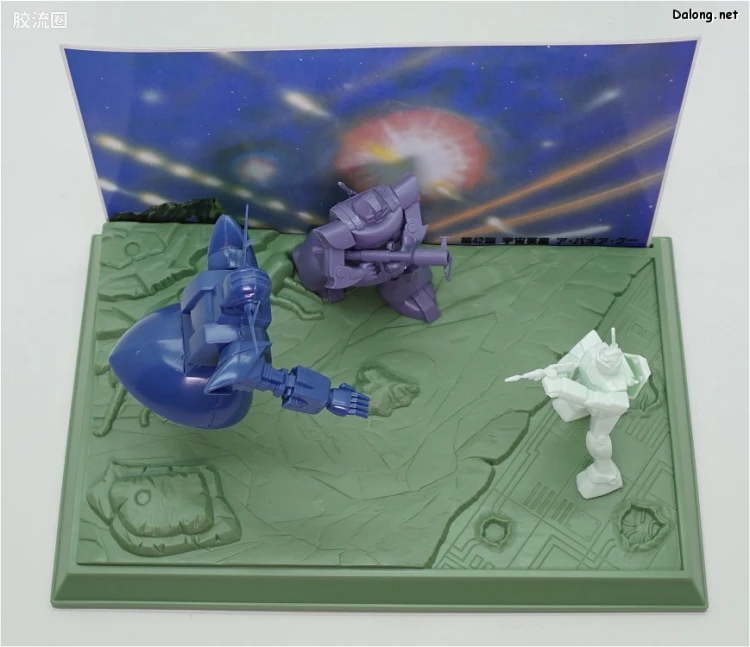 高达0079拼装模型 DIORAMA MODEL TYPE D 第42话 宇宙要塞阿·巴瓦·空 - 图片