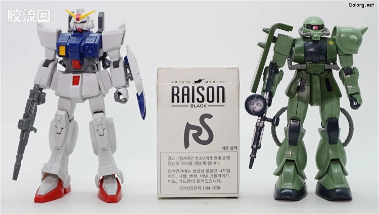 机动战士高达 第08MS小队拼装模型 HG 1/144 RX-79[G] 陆战型高达 VS MS-06J 陆战型扎古Ⅱ - 图片