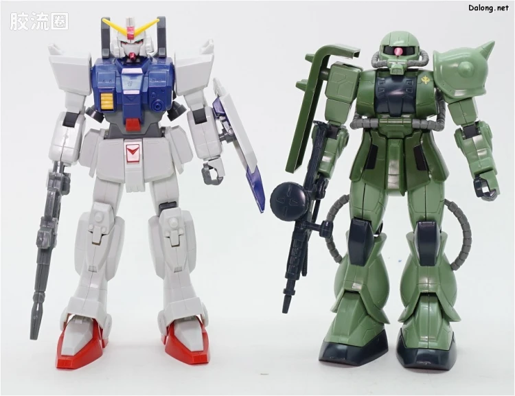 机动战士高达 第08MS小队拼装模型 HG 1/144 RX-79[G] 陆战型高达 VS MS-06J 陆战型扎古Ⅱ - 图片