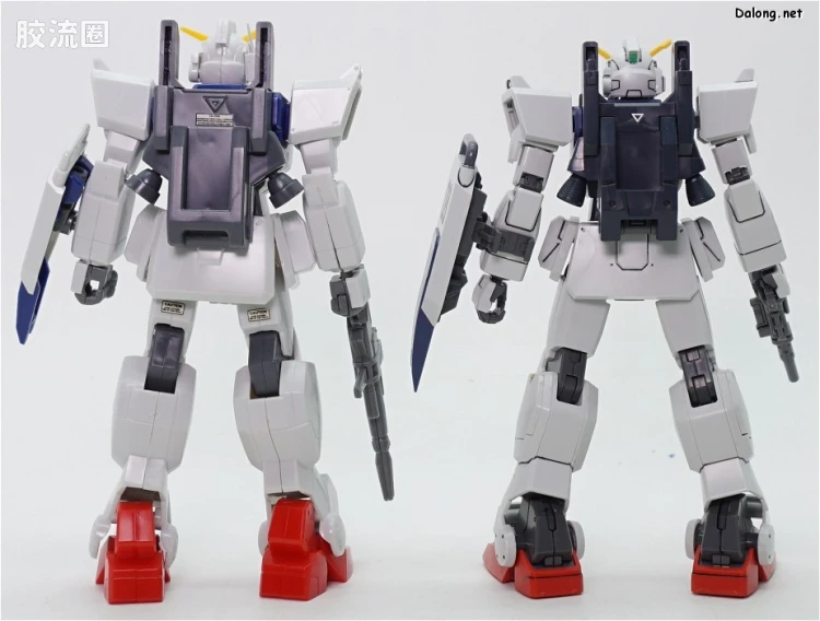 机动战士高达 第08MS小队拼装模型 HG 1/144 RX-79[G] 陆战型高达 VS MS-06J 陆战型扎古Ⅱ - 图片