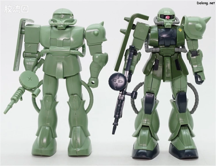 机动战士高达 第08MS小队拼装模型 HG 1/144 RX-79[G] 陆战型高达 VS MS-06J 陆战型扎古Ⅱ - 图片