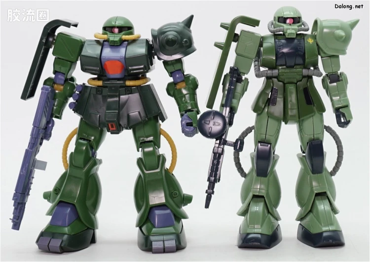 机动战士高达 第08MS小队拼装模型 HG 1/144 RX-79[G] 陆战型高达 VS MS-06J 陆战型扎古Ⅱ - 图片