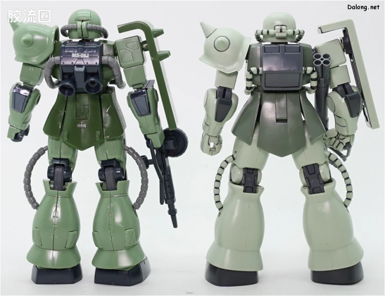 机动战士高达 第08MS小队拼装模型 HG 1/144 RX-79[G] 陆战型高达 VS MS-06J 陆战型扎古Ⅱ - 图片
