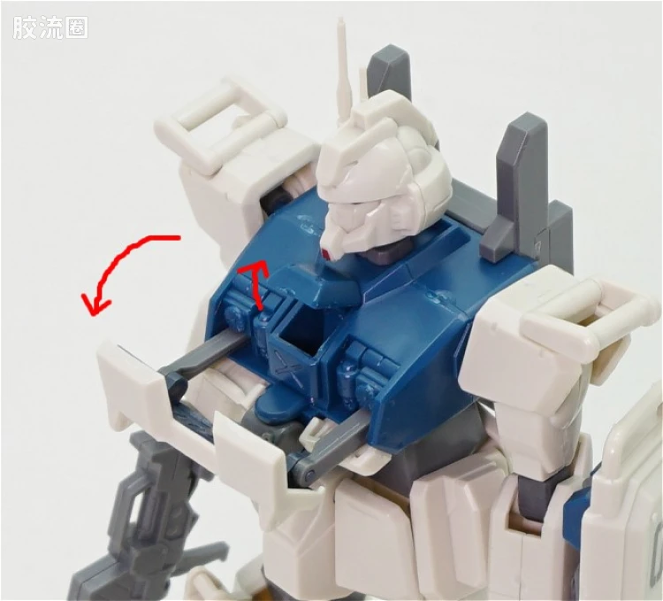 机动战士高达 第08MS小队拼装模型 HG 1/144 RX-79[G]Ez-8 高达Ez-8 - 图片