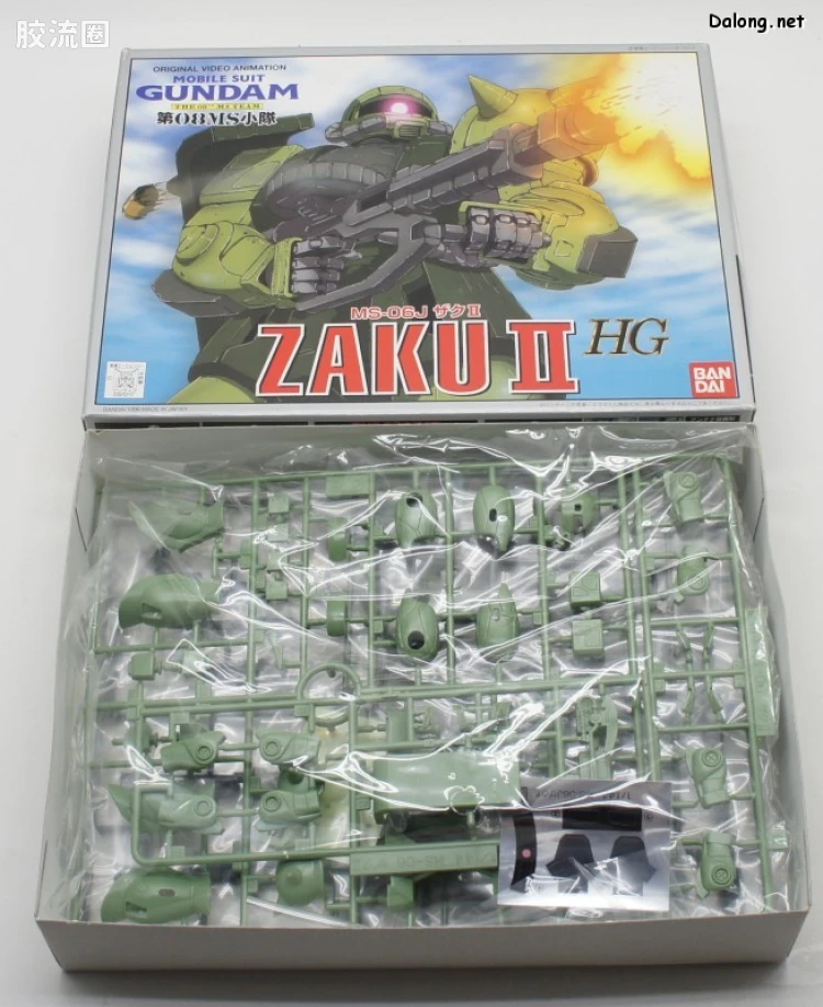 机动战士高达 第08MS小队拼装模型 HG 1/144 MS-06J 陆战型扎古Ⅱ - 图片