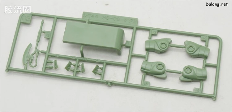 机动战士高达 第08MS小队拼装模型 HG 1/144 MS-06J 陆战型扎古Ⅱ - 图片