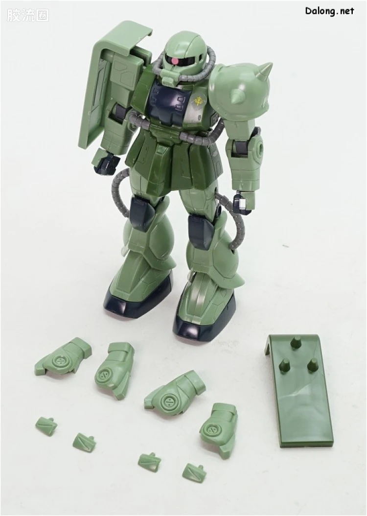 机动战士高达 第08MS小队拼装模型 HG 1/144 MS-06J 陆战型扎古Ⅱ - 图片