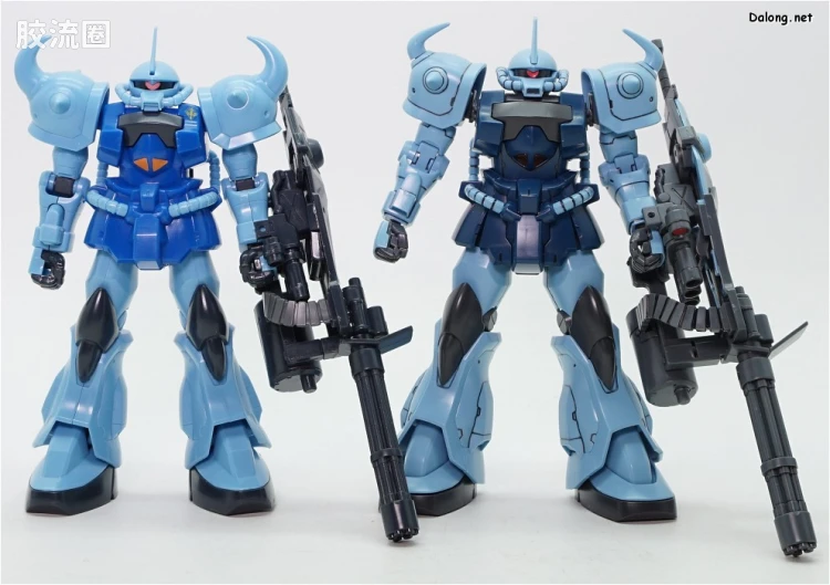机动战士高达 第08MS小队拼装模型 HG 1/144 MS-07B-3 特装型老虎 - 图片