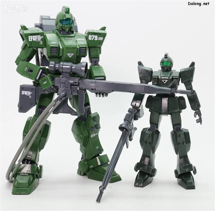 机动战士高达 第08MS小队拼装模型 HG 1/144 RGM-79[G] 狙击型吉姆 - 图片