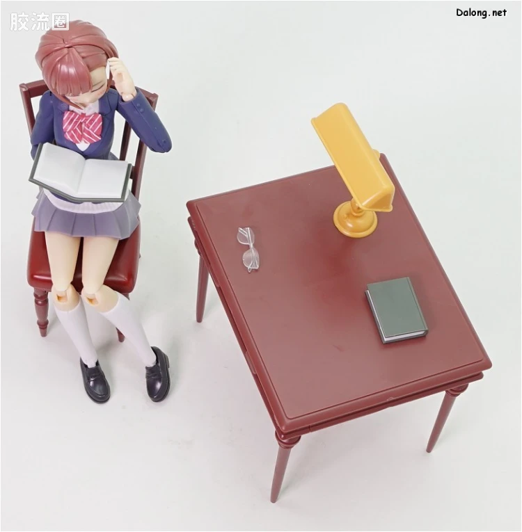 创彩少女庭园 课余配件 复古书桌 - 图片