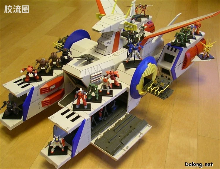 Gundam Collection系列拼装模型 普通版 SCV-70 白色基地 - 图片