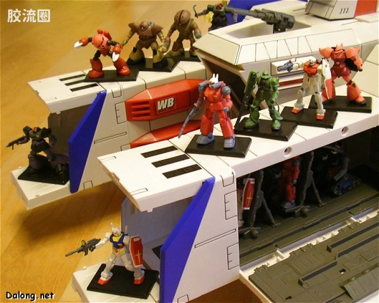 Gundam Collection系列拼装模型 普通版 SCV-70 白色基地 - 图片