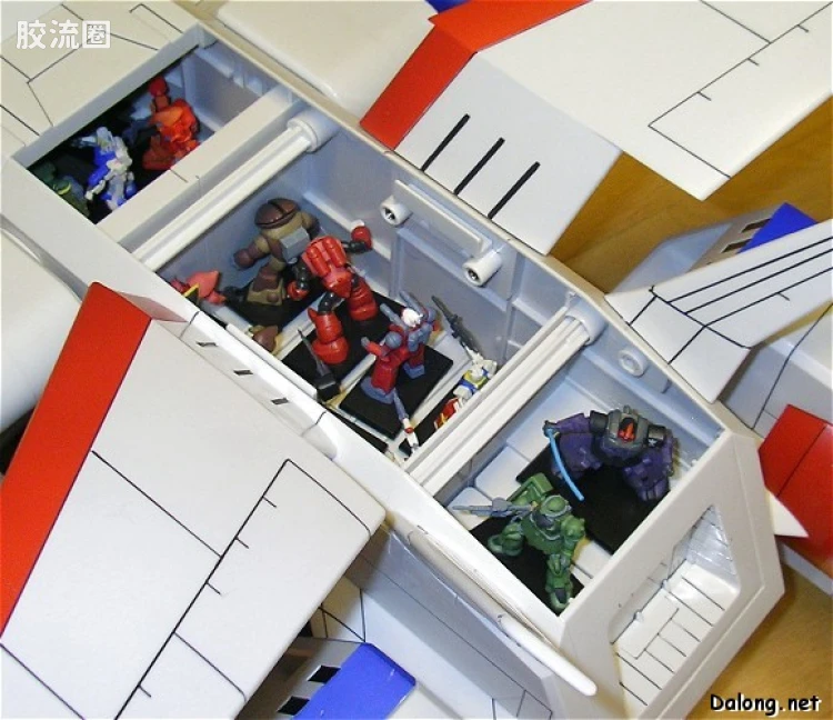 Gundam Collection系列拼装模型 普通版 SCV-70 白色基地 - 图片