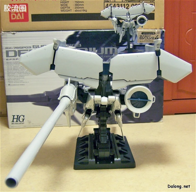 HG MECHANICS系列拼装模型 1/550 01 RX-78GP03D 高达GP03D - 图片