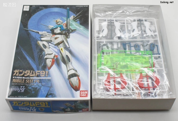 机动战士高达高达F91拼装模型 1/100 05 F91 高达F91 - 图片