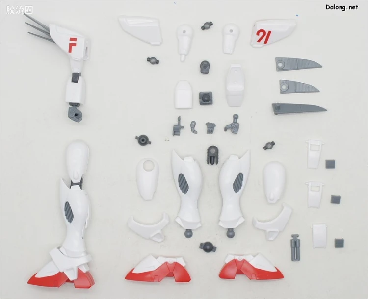机动战士高达高达F91拼装模型 1/100 05 F91 高达F91 - 图片