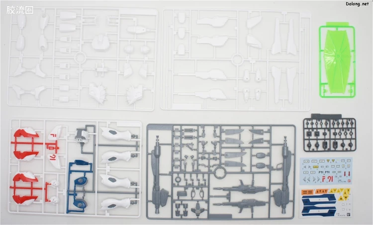 机动战士高达高达F91拼装模型 1/100 05 F91 高达F91 - 图片