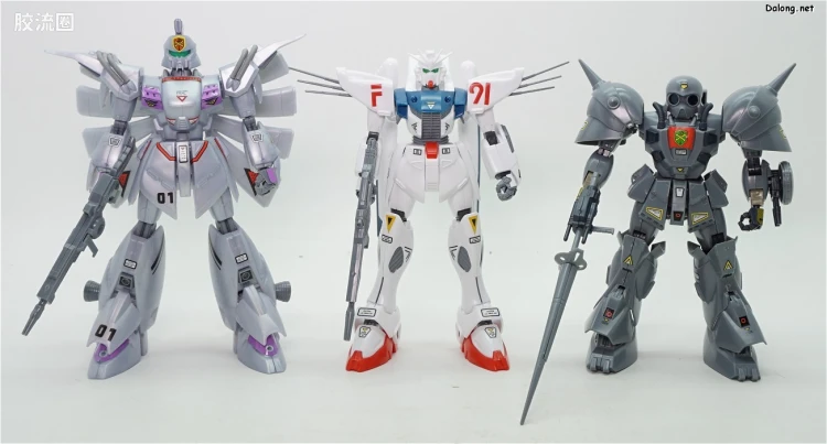 机动战士高达高达F91拼装模型 1/100 05 F91 高达F91 - 图片