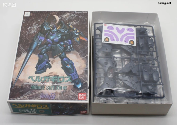 机动战士高达高达F91拼装模型 1/100 06 XM-05 贝尔格·基罗斯 - 图片