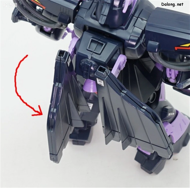 机动战士高达高达F91拼装模型 1/100 06 XM-05 贝尔格·基罗斯 - 图片