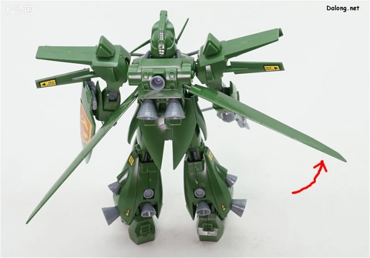 机动战士高达高达F91拼装模型 1/100 07 XM-06 达基·伊里斯 - 图片