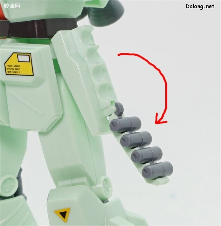 机动战士高达高达F91拼装模型 1/100 08 RGM-109 赫维刚 - 图片
