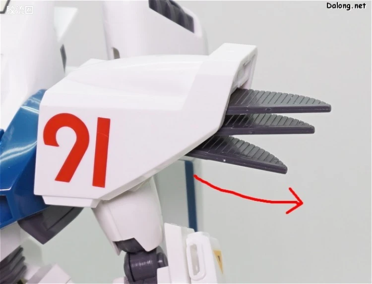 机动战士高达高达F91拼装模型 1/60 F91 高达F91 - 图片