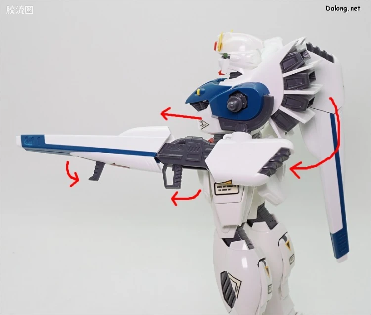 机动战士高达高达F91拼装模型 1/60 F91 高达F91 - 图片