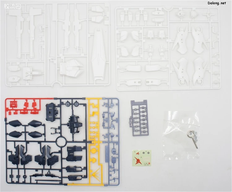 机动战士高达 逆袭的夏亚拼装模型 1/144 01 RX-93 ν高达 - 图片
