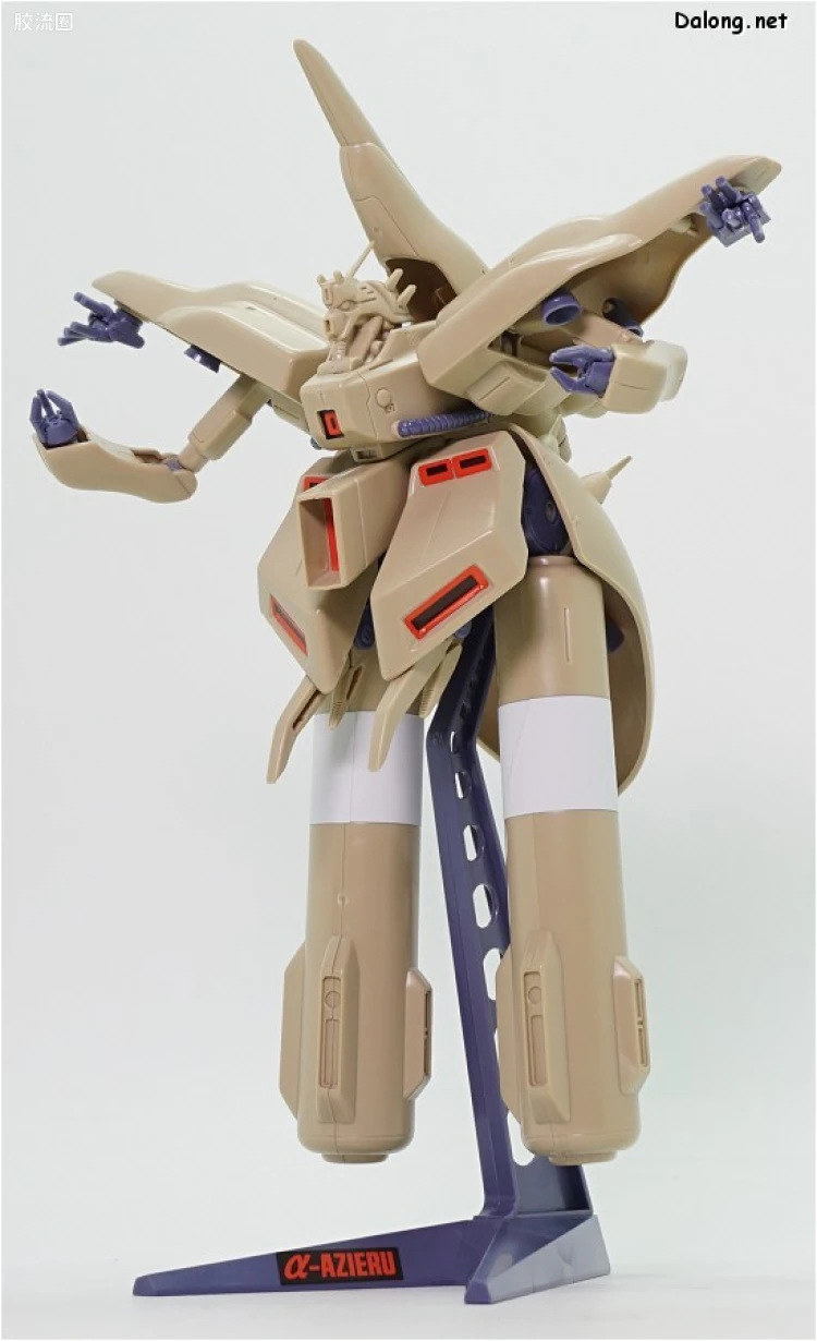 机动战士高达 逆袭的夏亚拼装模型 1/550 09 NZ-333 α·瓦索龙 - 图片