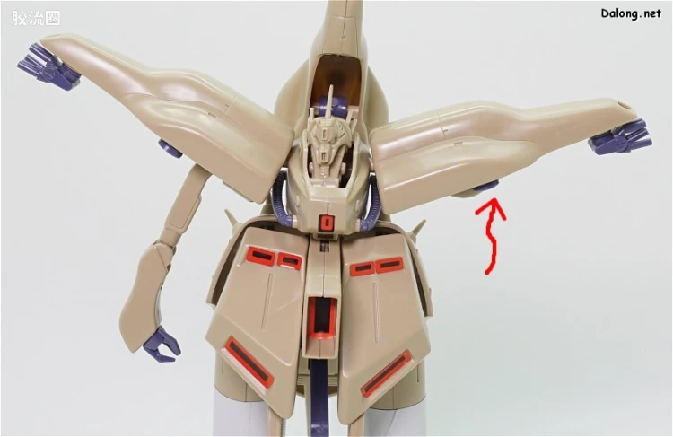 机动战士高达 逆袭的夏亚拼装模型 1/550 09 NZ-333 α·瓦索龙 - 图片