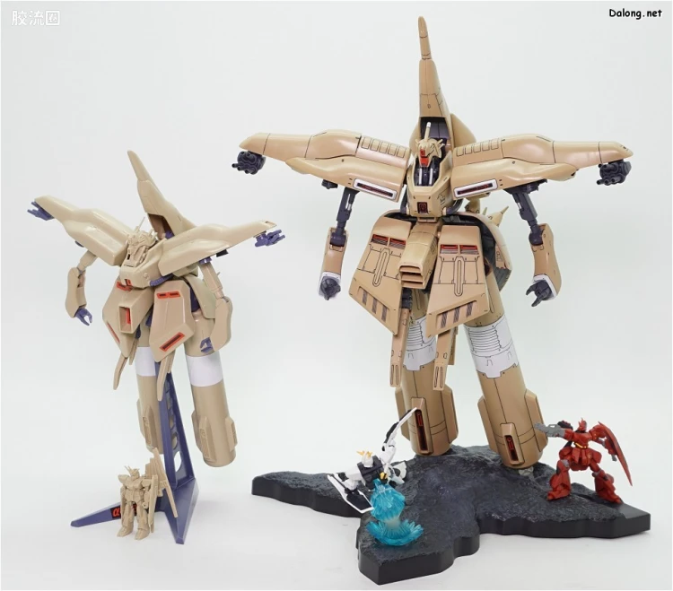 机动战士高达 逆袭的夏亚拼装模型 1/550 09 NZ-333 α·瓦索龙 - 图片