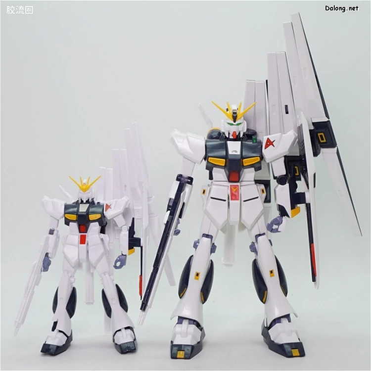 机动战士高达 逆袭的夏亚拼装模型 1/100 10 RX-93 ν高达浮游炮装备型 - 图片
