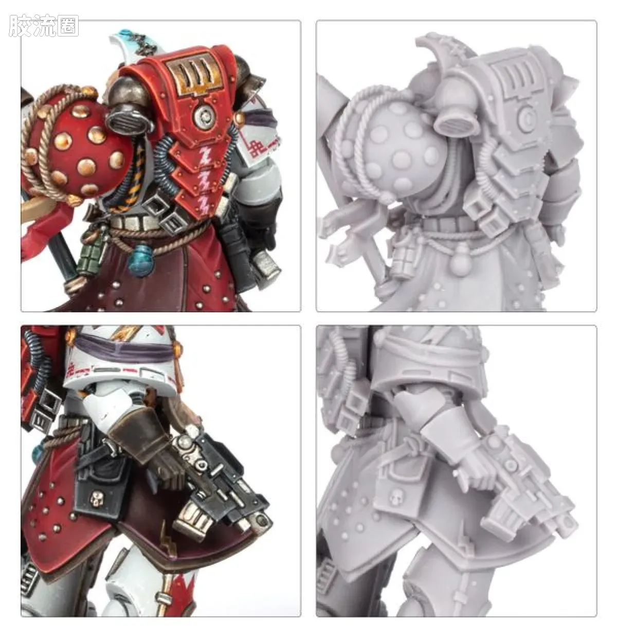战锤：荷鲁斯之乱 Warhammer: The Horus Heresy White Scars 第五军团 白疤 2版 风暴先知执行官 - 图片
