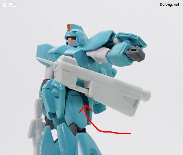 机动战士V高达拼装模型 1/144 06 RGM-122 杰维林 - 图片