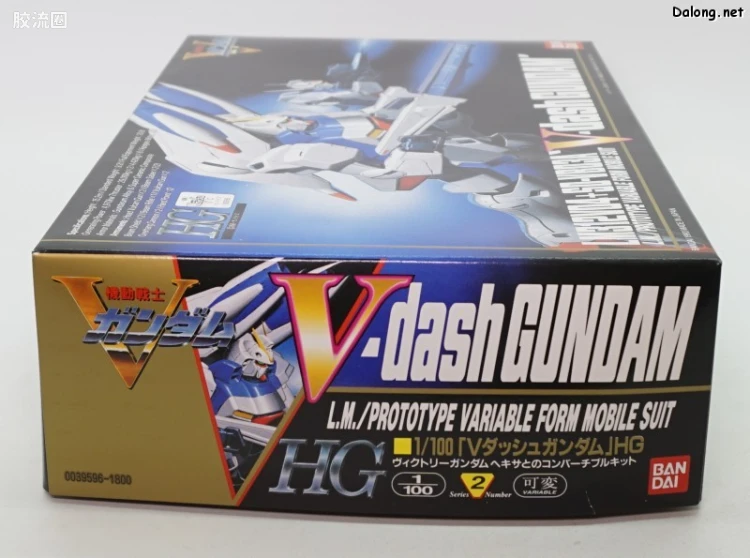 机动战士V高达拼装模型 HG 1/100 02 LM312V04+SD-VB03A V-DASH高达 - 图片