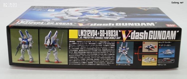 机动战士V高达拼装模型 HG 1/100 02 LM312V04+SD-VB03A V-DASH高达 - 图片