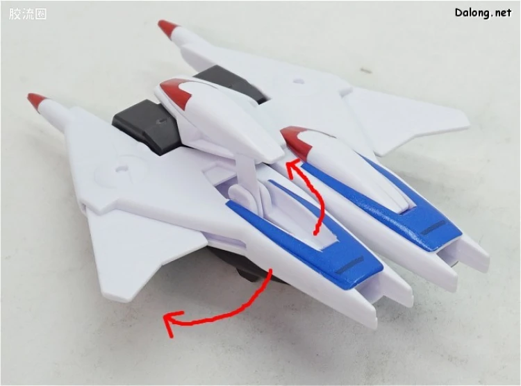 机动战士V高达拼装模型 HG 1/100 02 LM312V04+SD-VB03A V-DASH高达 - 图片