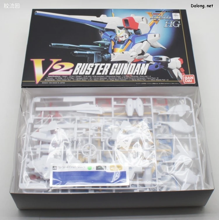 机动战士V高达拼装模型 HG 1/100 07 LM314V23 V2 Buster高达 - 图片