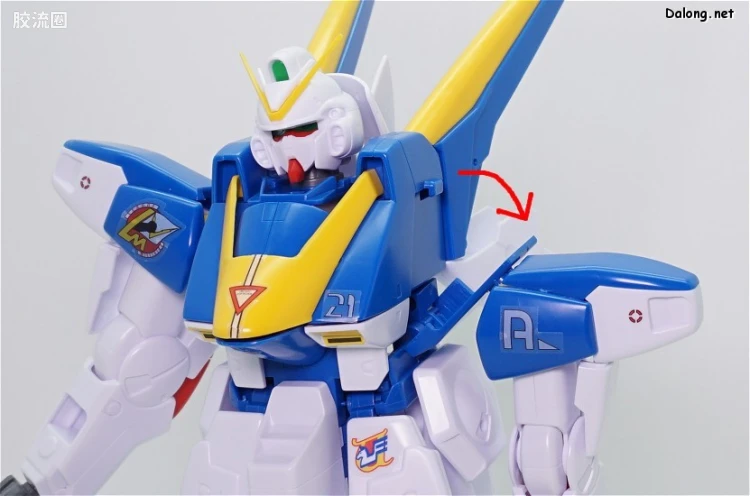 机动战士V高达拼装模型 HGEX 1/60 LM314V21 V2高达 - 图片
