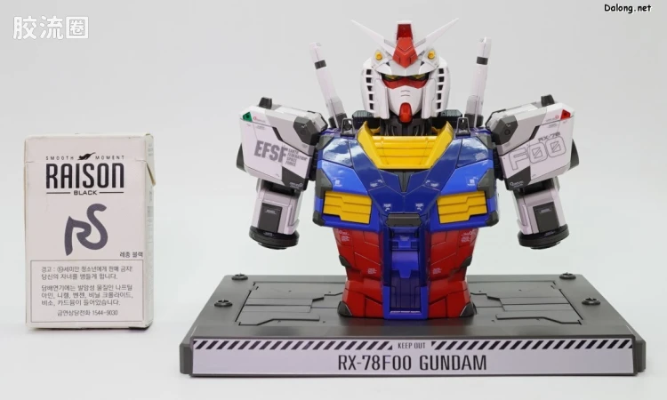 横滨高达工厂系列 1/48 RX-78F00 高达 拼装胸像 - 图片