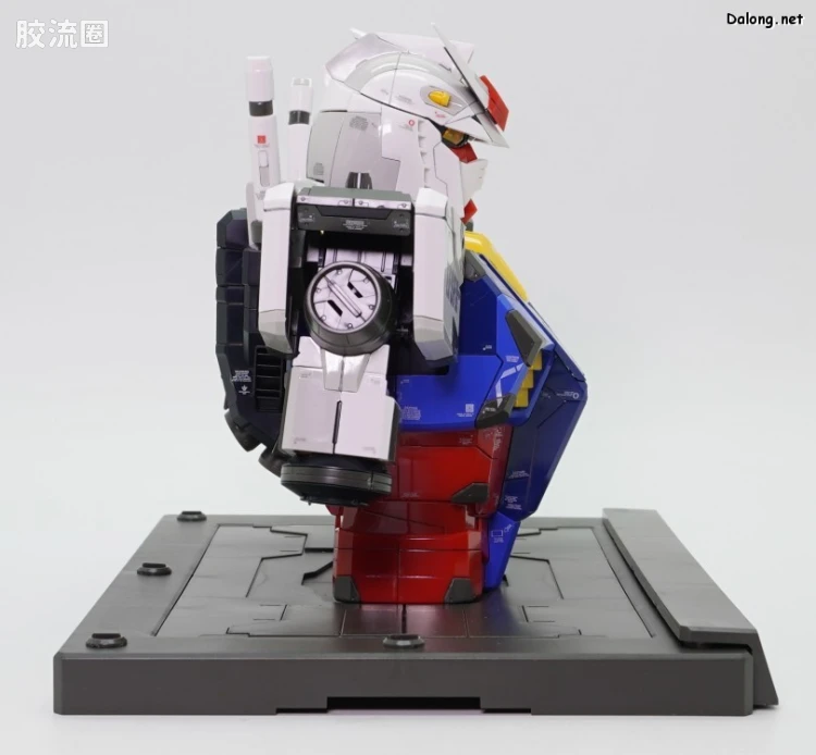 横滨高达工厂系列 1/48 RX-78F00 高达 拼装胸像 - 图片