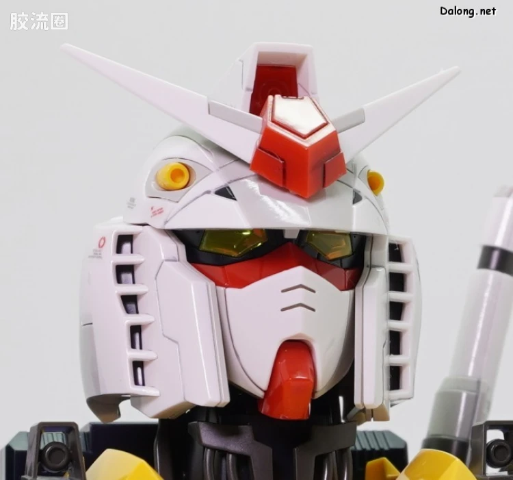 横滨高达工厂系列 1/48 RX-78F00 高达 拼装胸像 - 图片
