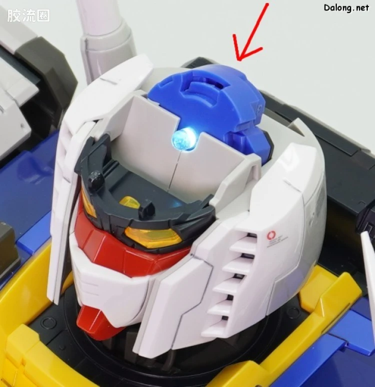 横滨高达工厂系列 1/48 RX-78F00 高达 拼装胸像 - 图片