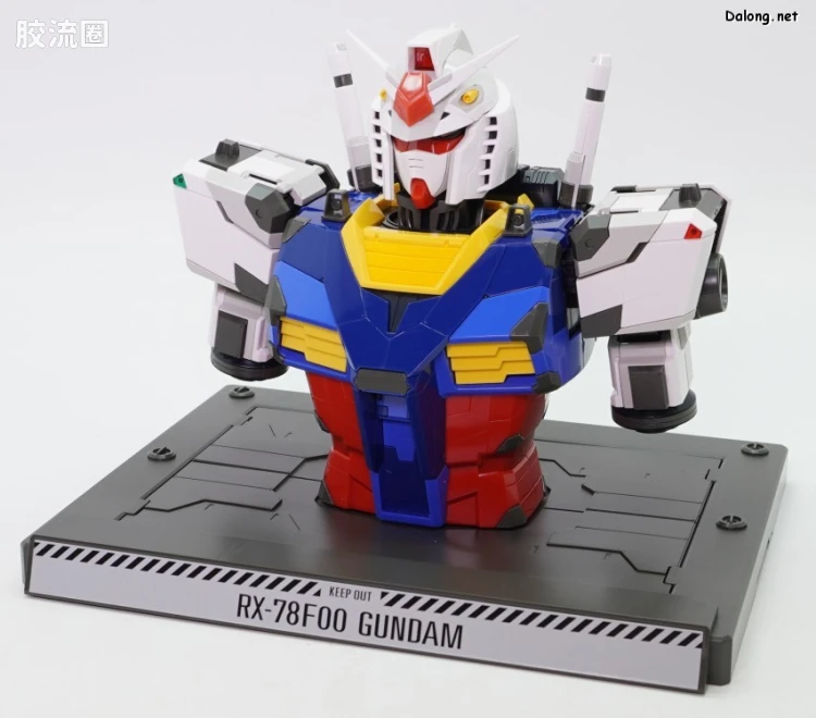 横滨高达工厂系列 1/48 RX-78F00 高达 拼装胸像 - 图片