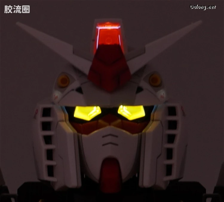 横滨高达工厂系列 1/48 RX-78F00 高达 拼装胸像 - 图片
