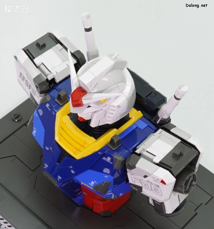 横滨高达工厂系列 1/48 RX-78F00 高达 拼装胸像 - 图片