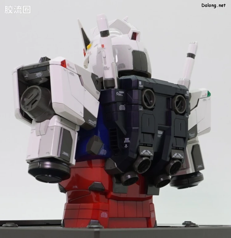 横滨高达工厂系列 1/48 RX-78F00 高达 拼装胸像 - 图片