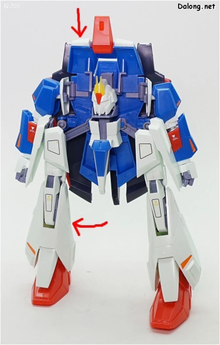 机动战士Z高达拼装模型 1/100 25 MSZ-006 Z高达 - 图片